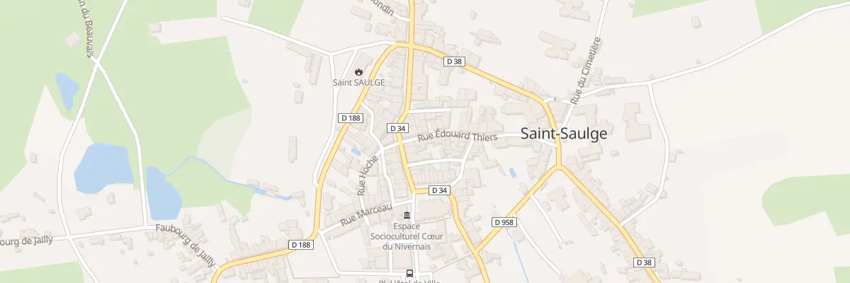 Plan du 6 Rue Edouard Thiers à Saint-Saulge