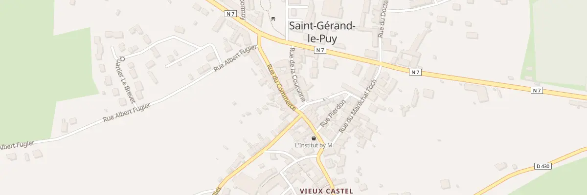 Plan du 8 Rue de la Couronne à Saint-Gérand-le-Puy