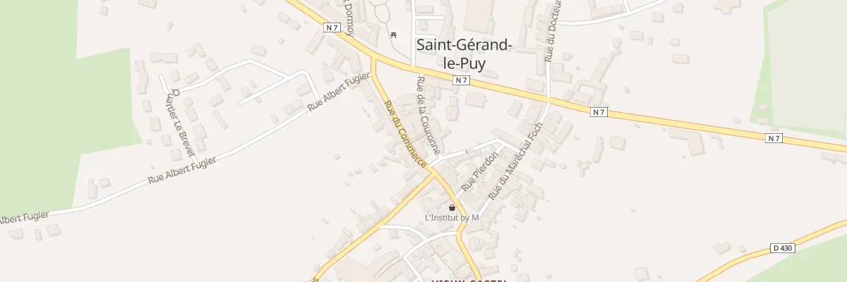 Plan du 1 Pas de la Couronne à Saint-Gérand-le-Puy
