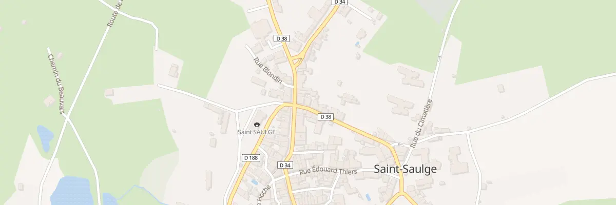 Plan du 1 Rue de la Marchée à Saint-Saulge
