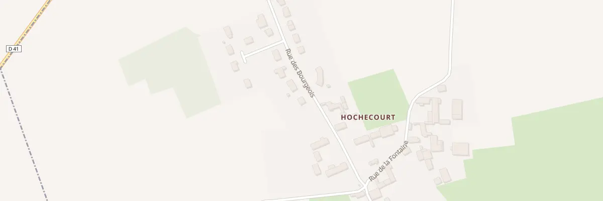 Plan du 7 Rue des Bourgeois à Mécringes