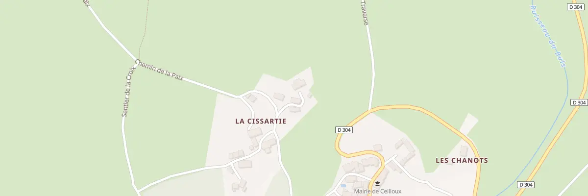 Plan du 5015 La Cissartie à Ceilloux