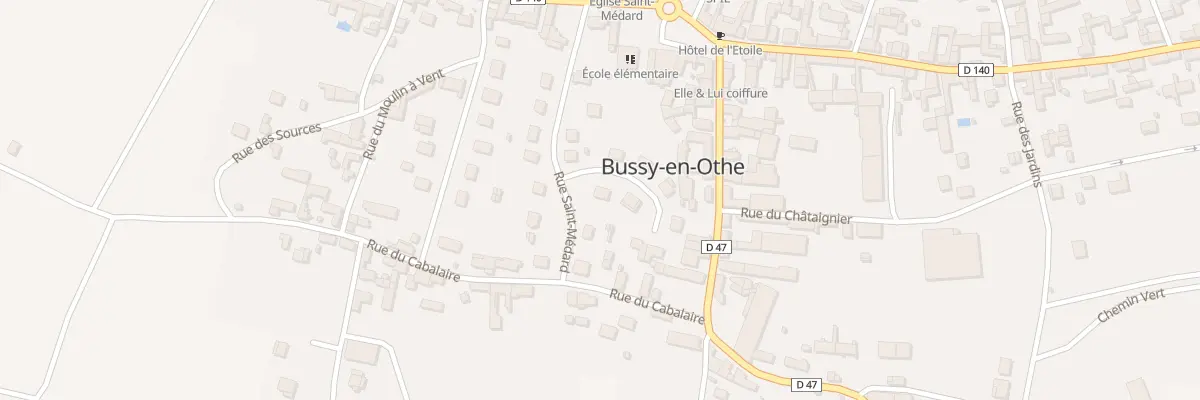 Plan du 1 Rue de l’Enclos à Bussy-en-Othe