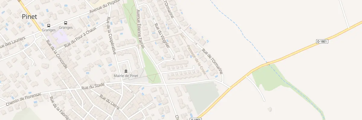 Plan du 3 Rue du Viognier à Pinet