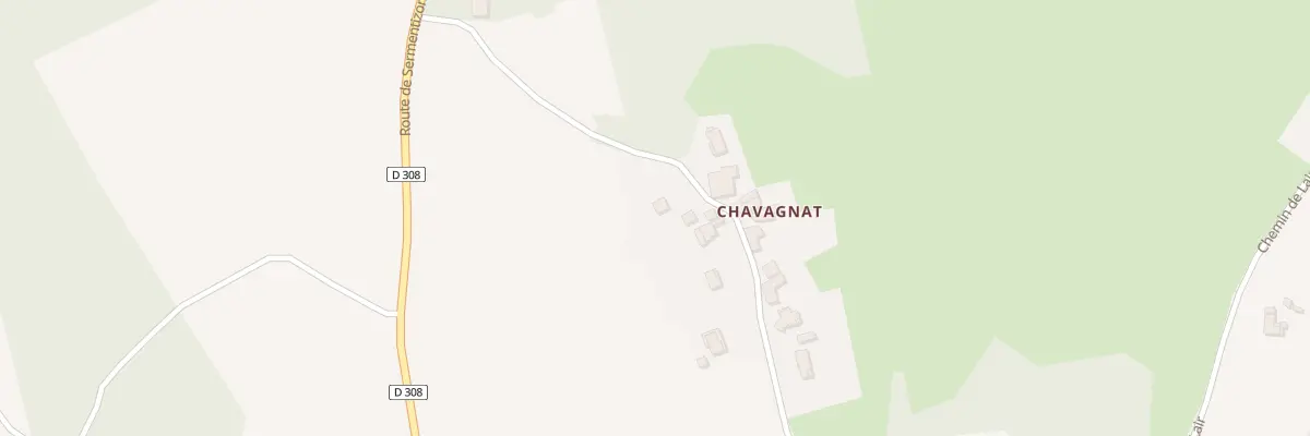 Plan du 2 Chavagnat à Néronde-sur-Dore
