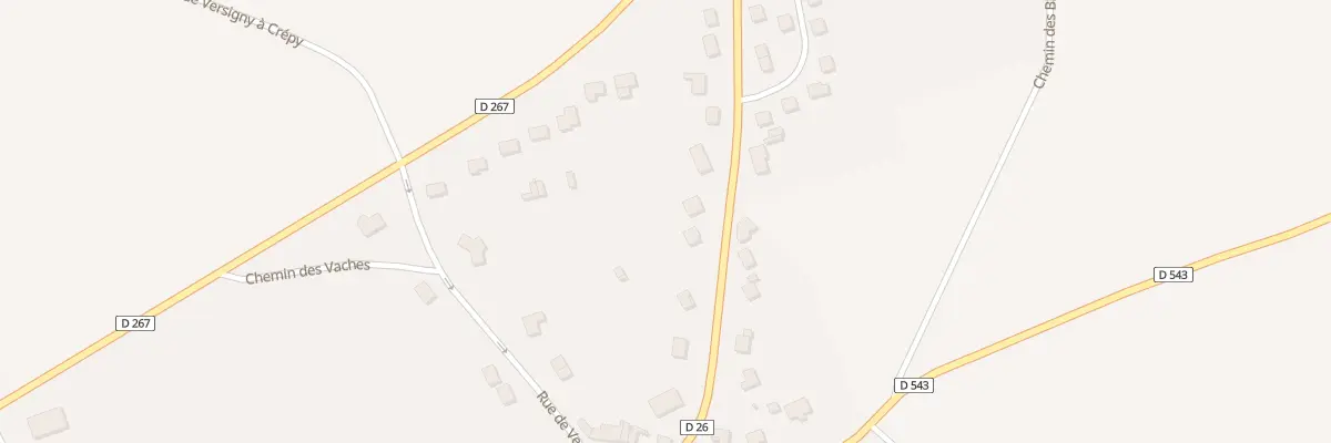 Plan du 37 Rue de la Gare à Crépy