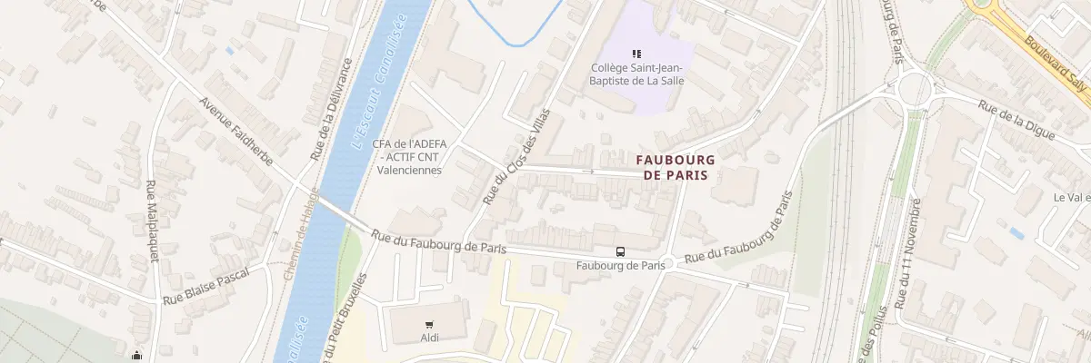 Plan du 35 Rue de l’Abreuvoir à Valenciennes
