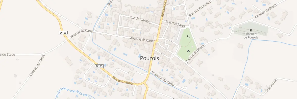 Plan du 35 Av du Pouget à Pouzols