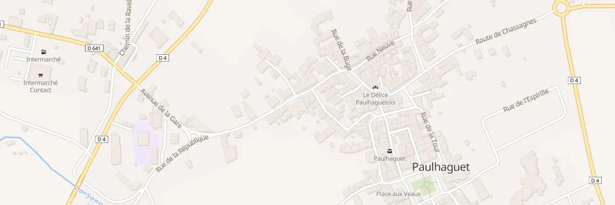 Plan du 5208 Rue Notre-dame à Paulhaguet
