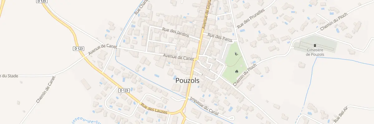 Plan du 4 Av de Canet à Pouzols