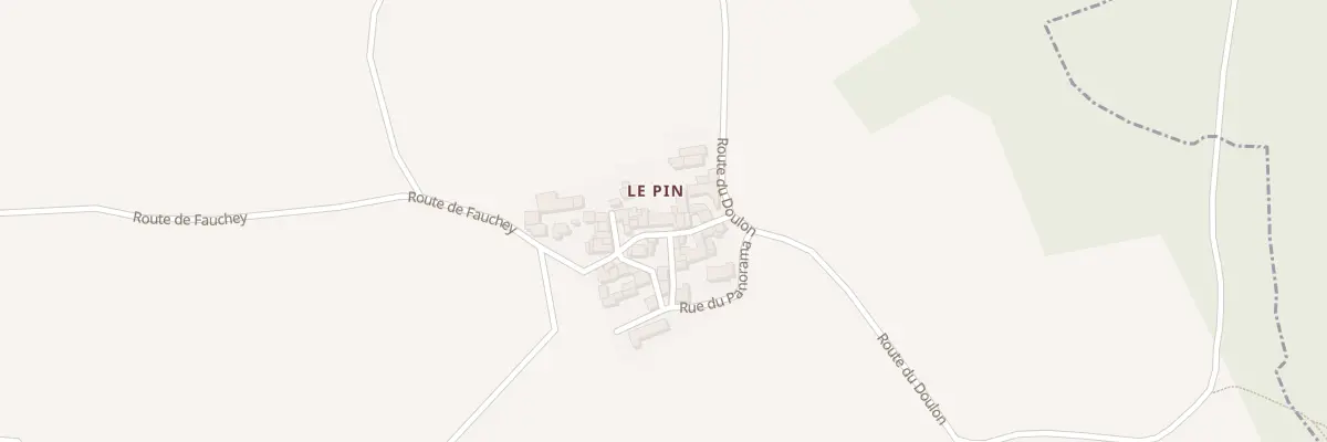 Plan du 27 Rte de Fauchey à Frugières-le-Pin