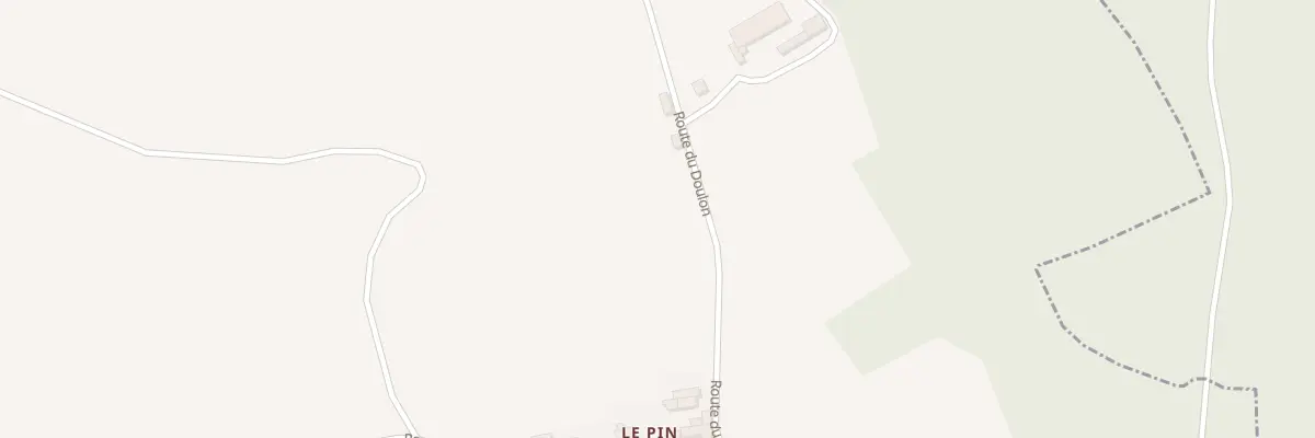 Plan du 9001 Le Pin à Frugières-le-Pin