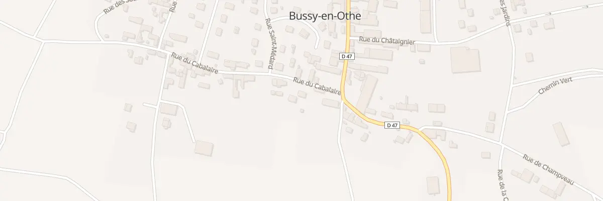 Plan du 2B Rue du Cabalaire à Bussy-en-Othe