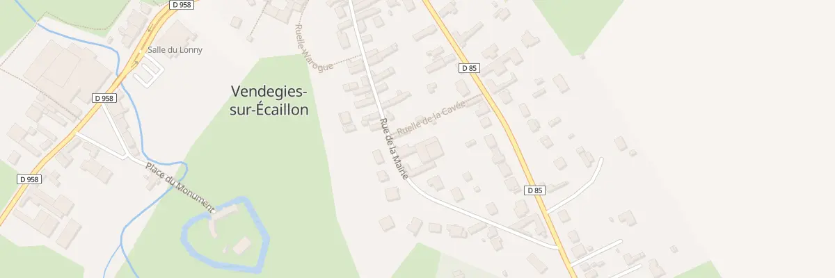 Plan du 255 Rue de la Mairie à Vendegies-sur-Écaillon