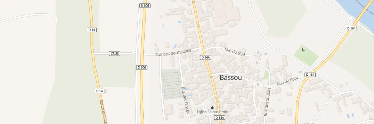 Plan du 24 Rue des Fossés à Bassou