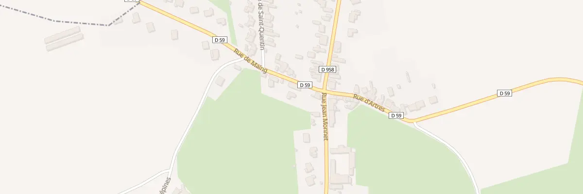 Plan du 70 Rue Jean Monnet à Quérénaing