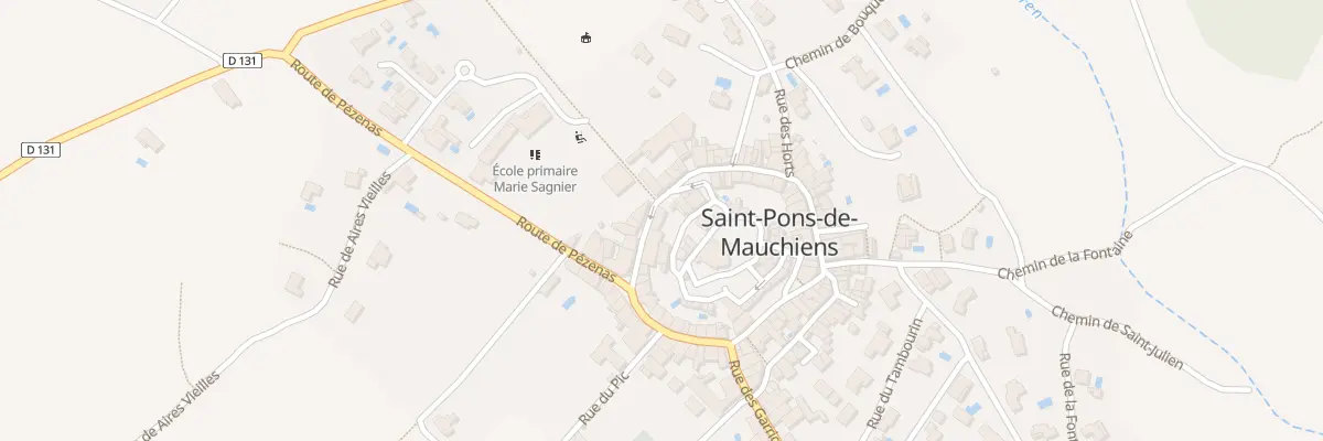 Plan du 23 Rue de la Garenne à Saint-Pons-de-Mauchiens
