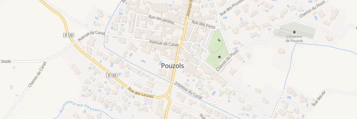 Plan du 39 Av du Pouget à Pouzols