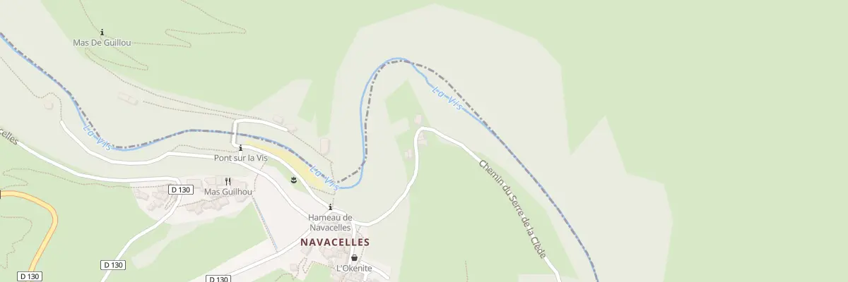 Plan du 158 Chem du Serre de la Clède à Saint-Maurice-Navacelles
