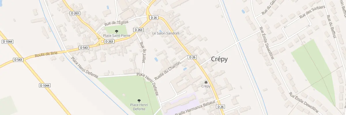 Plan du 20 Rue Malezieux Briquet à Crépy