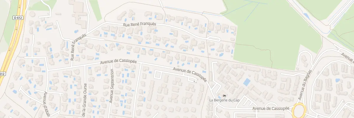 Plan du 14 Av de Cassiopée à Agde