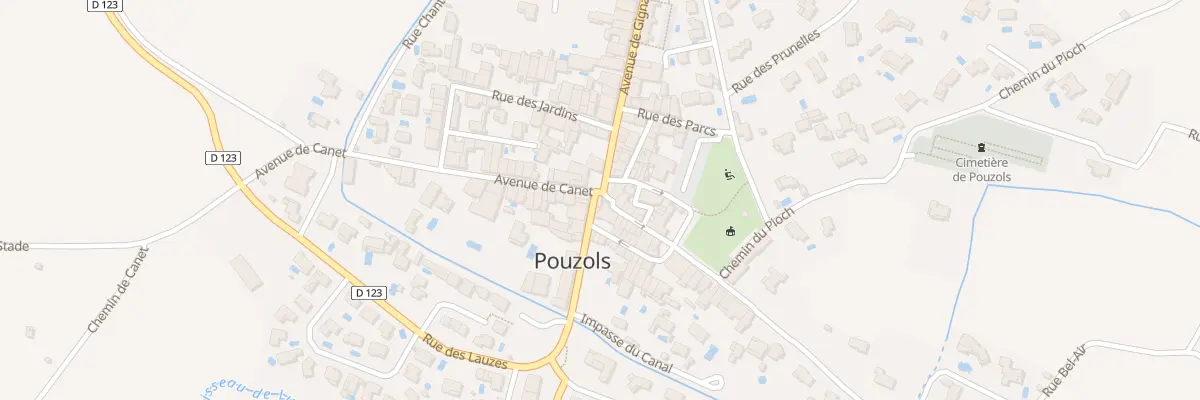 Plan du 1B Pl du Marche à Pouzols