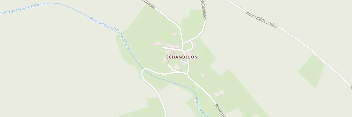 Plan du 5045 Echandelon à Fayet-Ronaye