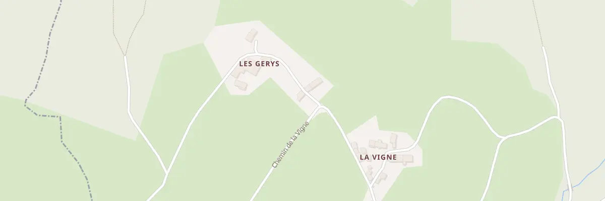 Plan du 5148 Les Gerys à Domaize