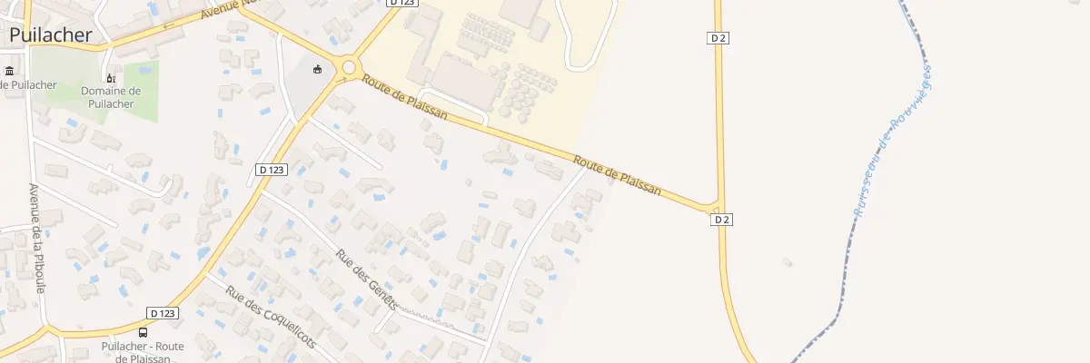 Plan du 2 Rue des Pommettes à Puilacher