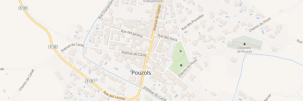 Plan du 7 Pl du Marche à Pouzols