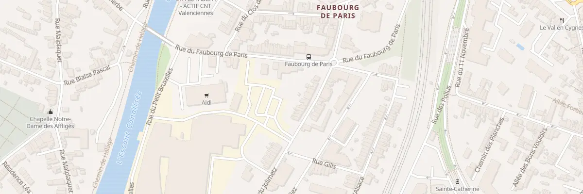 Plan du 10 Rue du Jolimetz à Valenciennes