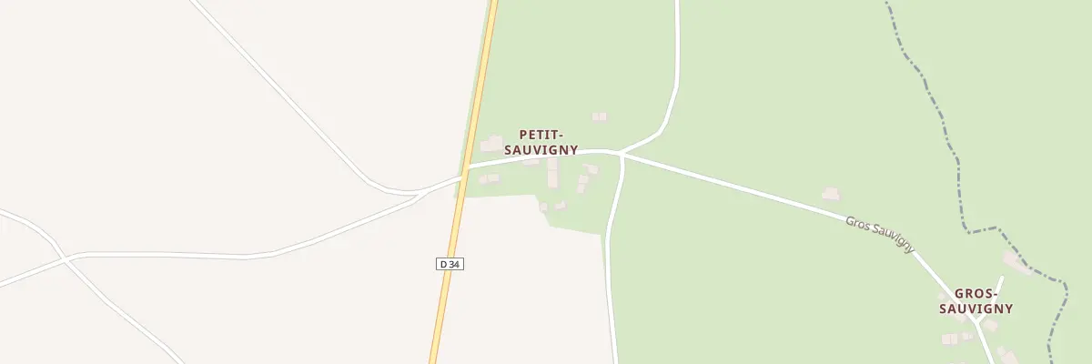 Plan du 5 Petit Sauvigny à Anlezy