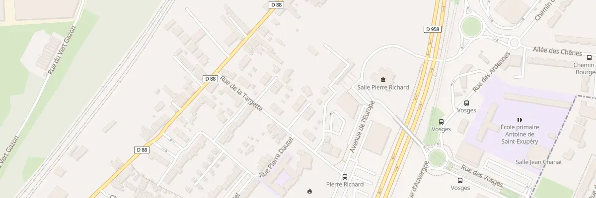 Plan du 2 Rue Pierre Dautel à Valenciennes