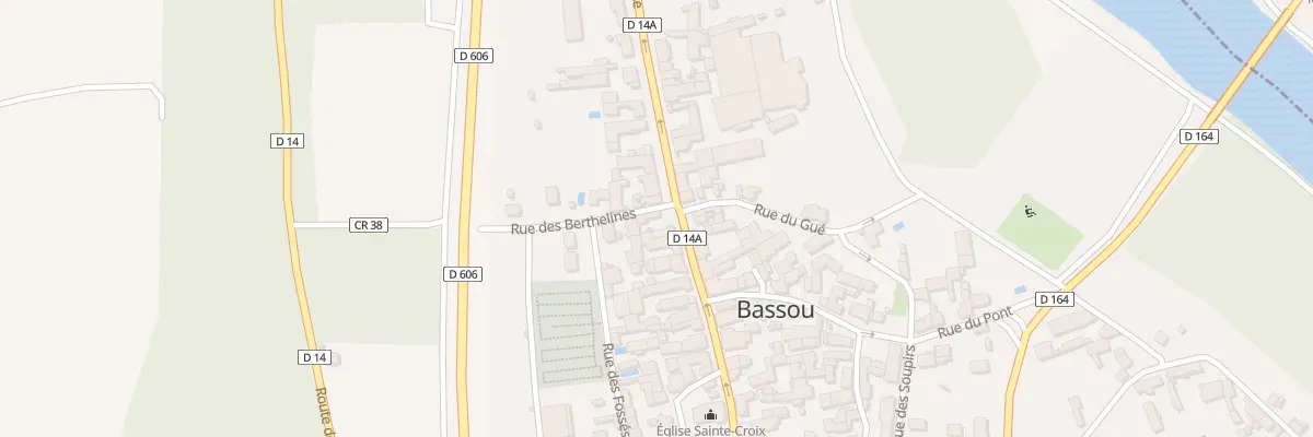 Plan du 1 Rue des Berthelines à Bassou