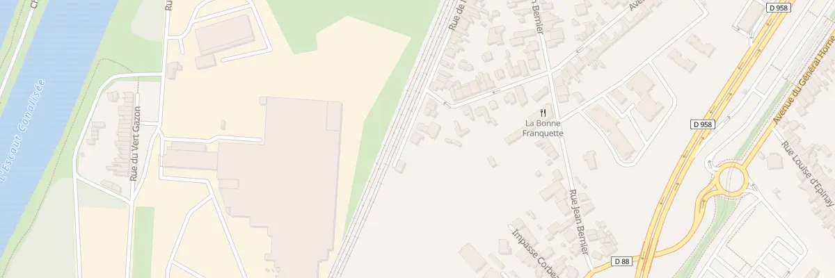 Plan du 45 Rue de Metz à Valenciennes