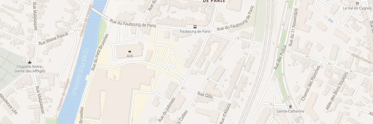 Plan du 16 Rue du Jolimetz à Valenciennes