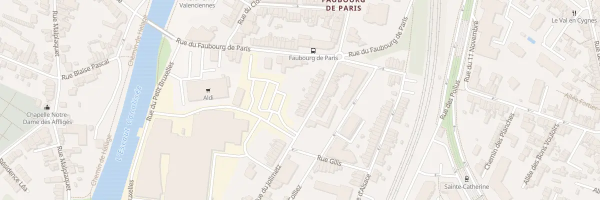 Plan du 12 Rue du Jolimetz à Valenciennes