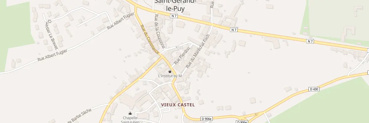 Plan du 24 Rue du Mal Foch à Saint-Gérand-le-Puy