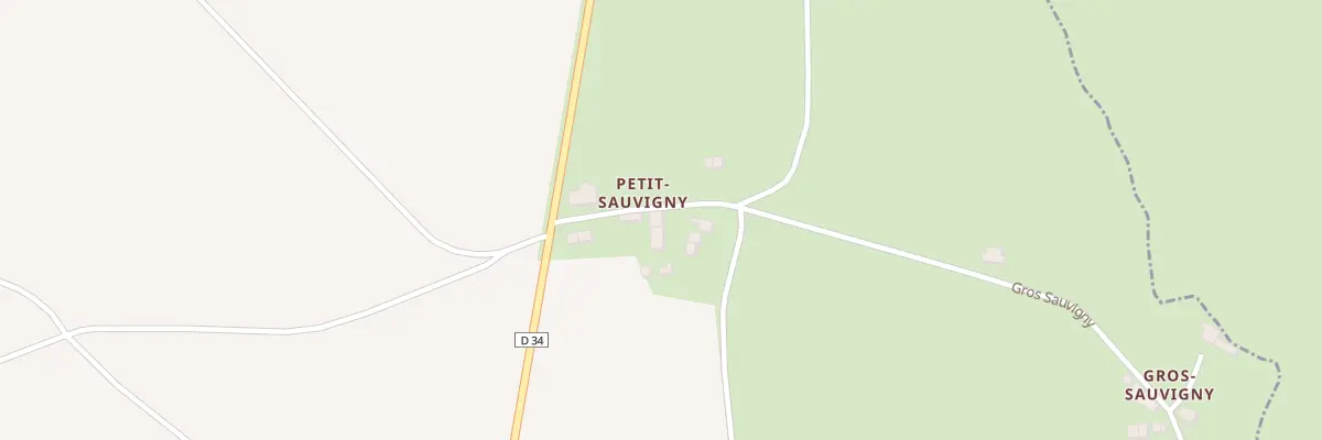 Plan du 3 Petit Sauvigny à Anlezy
