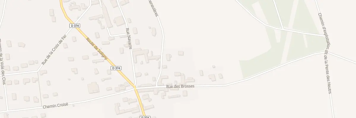 Plan du 38 Chem des Chenevieres à Fontaine-Mâcon
