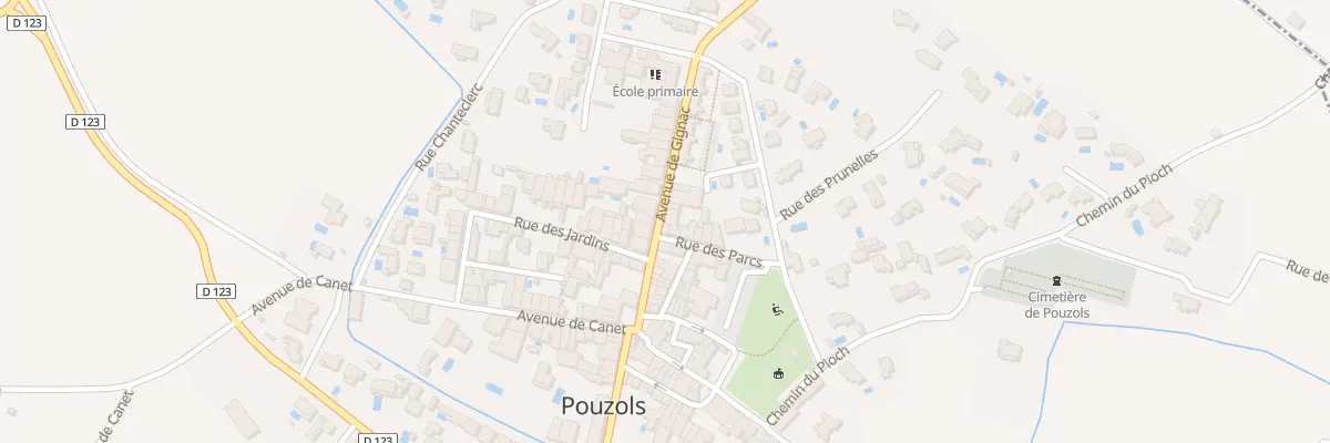 Plan du 17 Av de Gignac à Pouzols