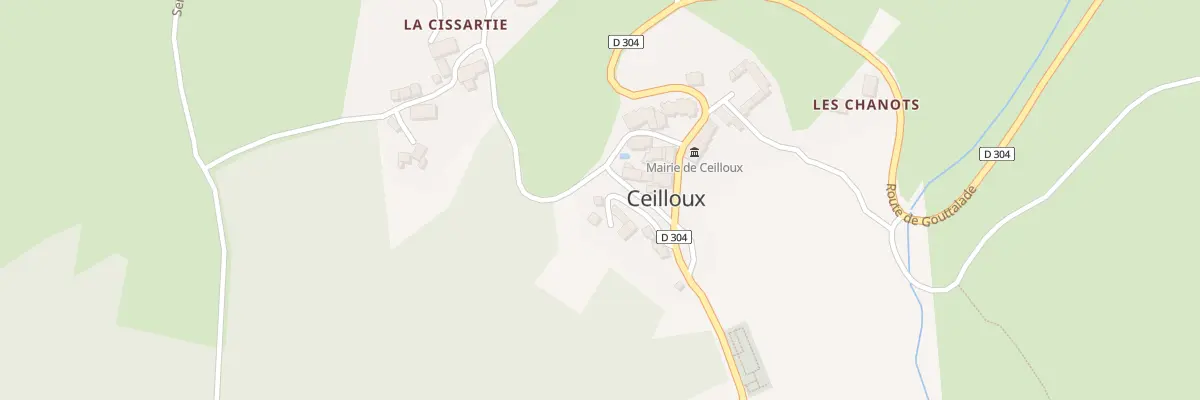 Plan du 5008 Ceilloux à Ceilloux