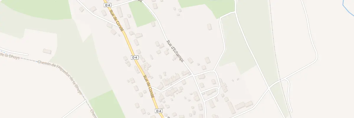 Plan du 6 Rue d’Echamp à Crézancy