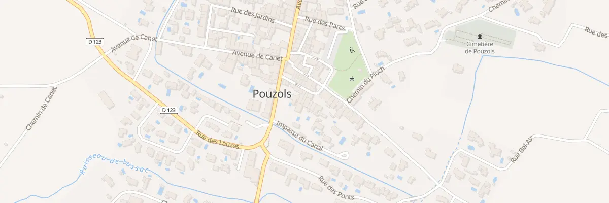 Plan du 15 Rue des Chasselas à Pouzols