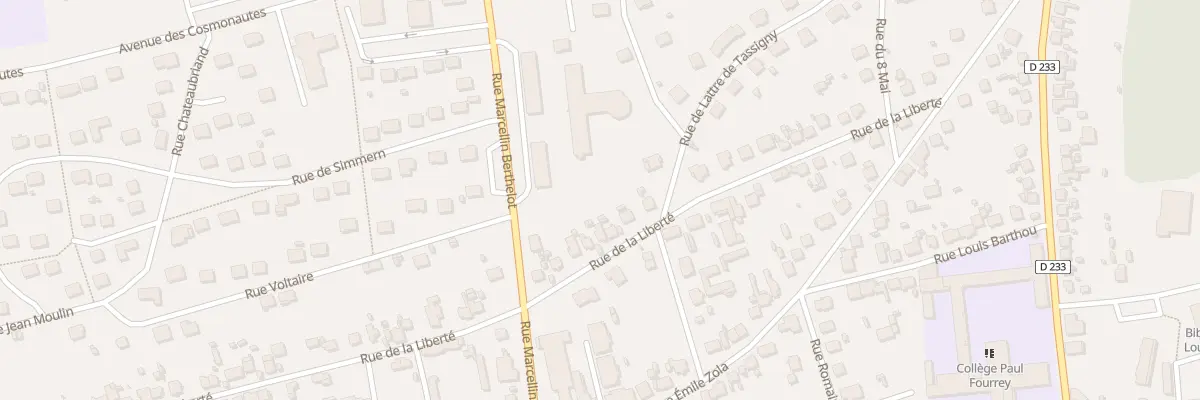 Plan du 38 Rue de la Liberté à Migennes