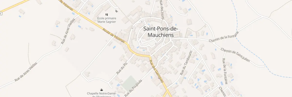 Plan du 22 Rue des Remparts à Saint-Pons-de-Mauchiens
