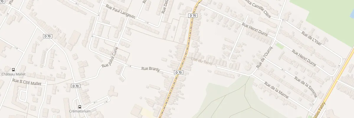 Plan du 92 Rue Roger Salengro à Beuvrages
