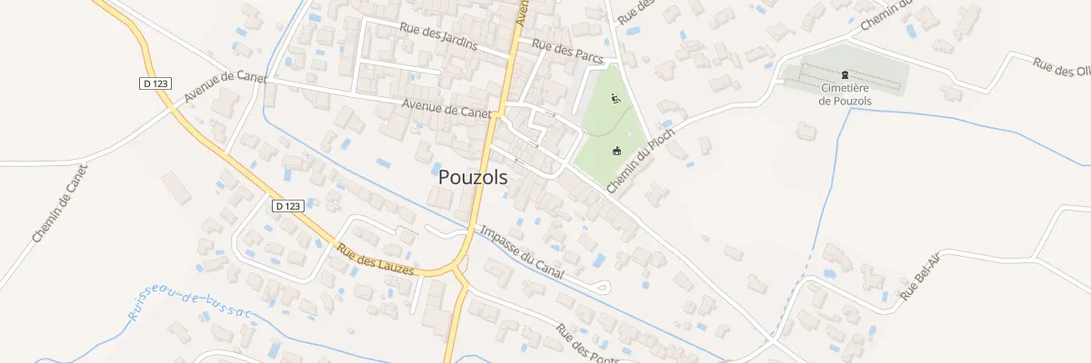 Plan du 1 Enc Marcel Gras à Pouzols