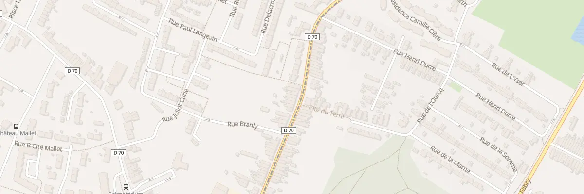 Plan du 98 Rue Roger Salengro à Beuvrages
