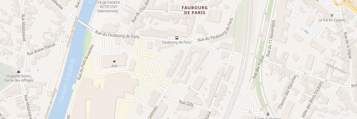 Plan du 6 Rue du Jolimetz à Valenciennes